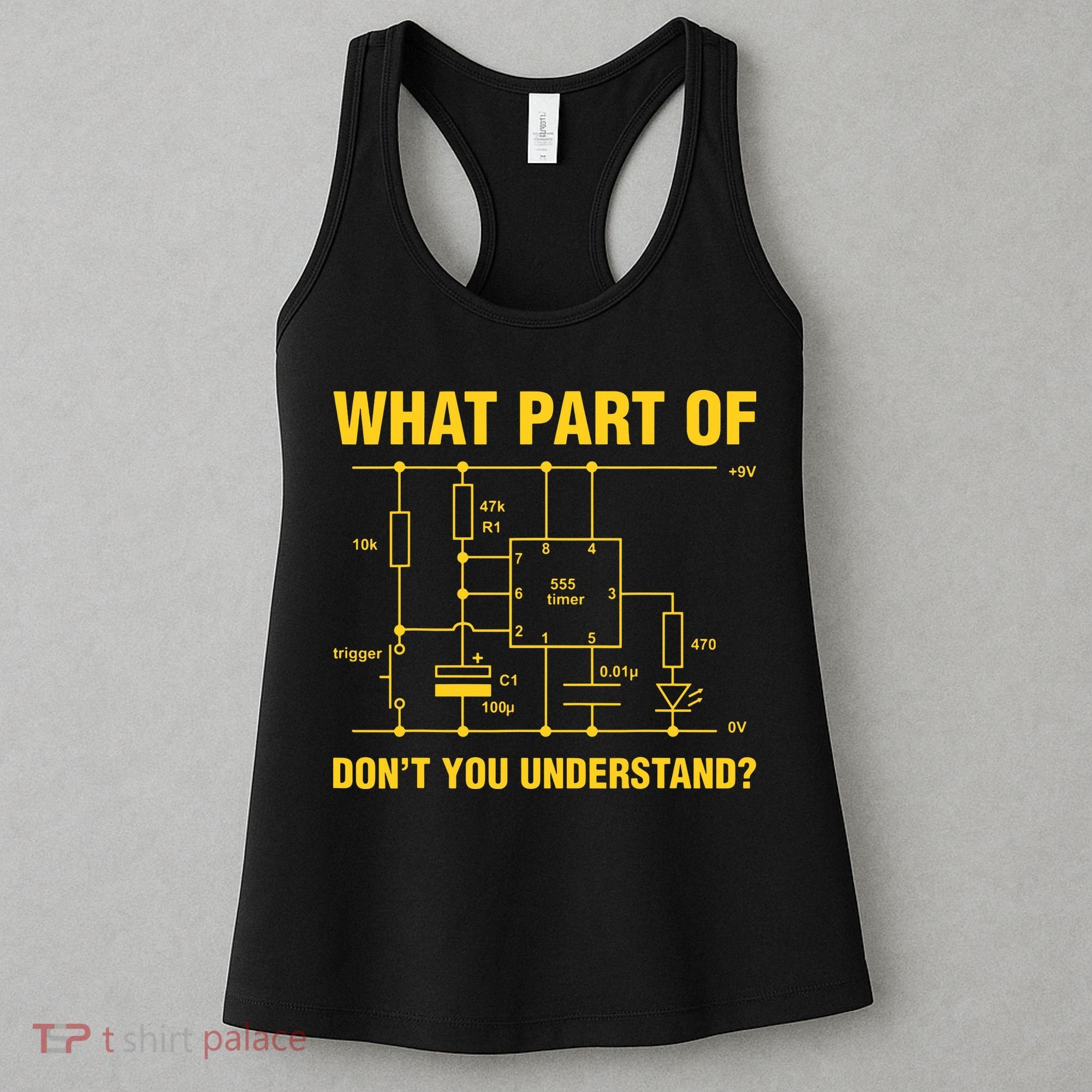 Funny Understand Electrical Electric Electrician Engineer Women's Tank Top