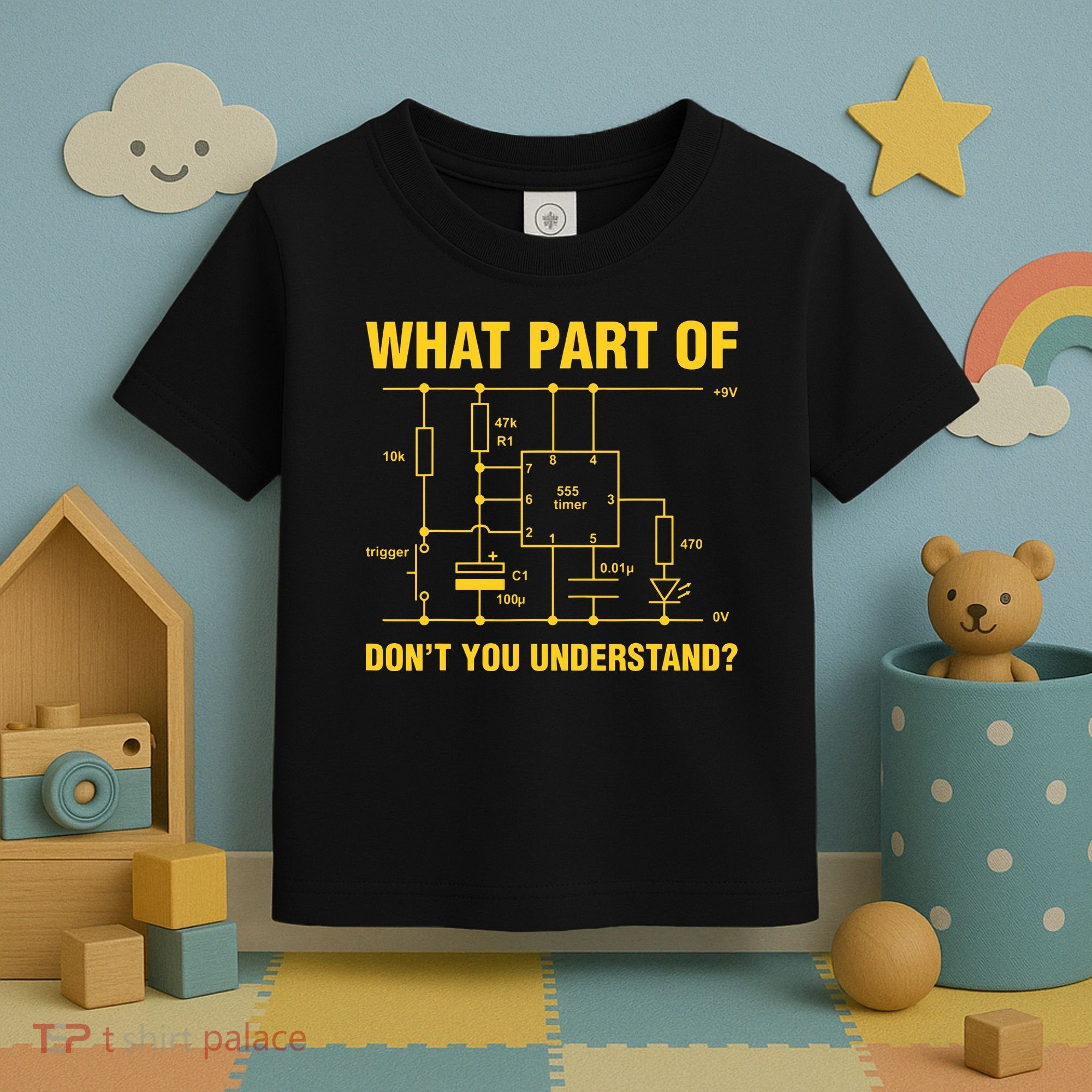 Funny Understand Electrical Electric Electrician Engineer Toddler T-Shirt