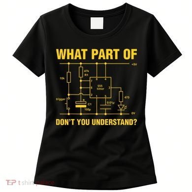 Funny Understand Electrical Electric Electrician Engineer Women's T-Shirt