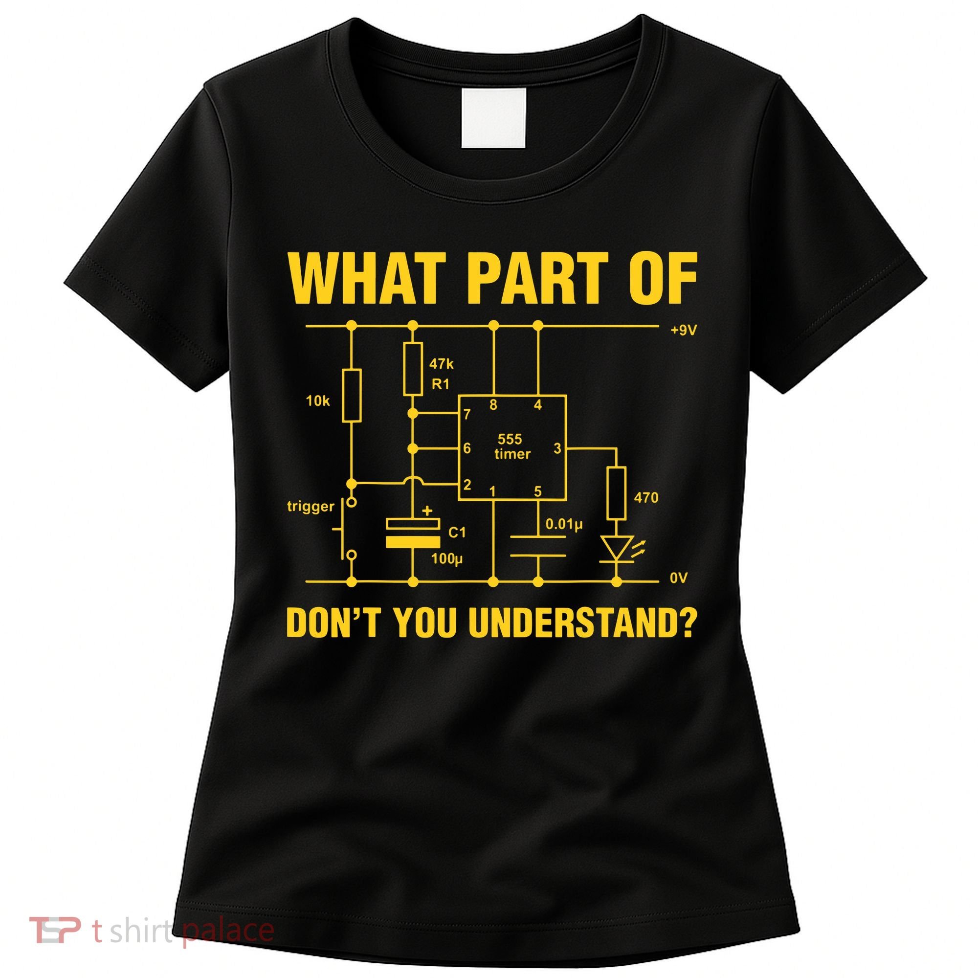 Funny Understand Electrical Electric Electrician Engineer Women's T-Shirt