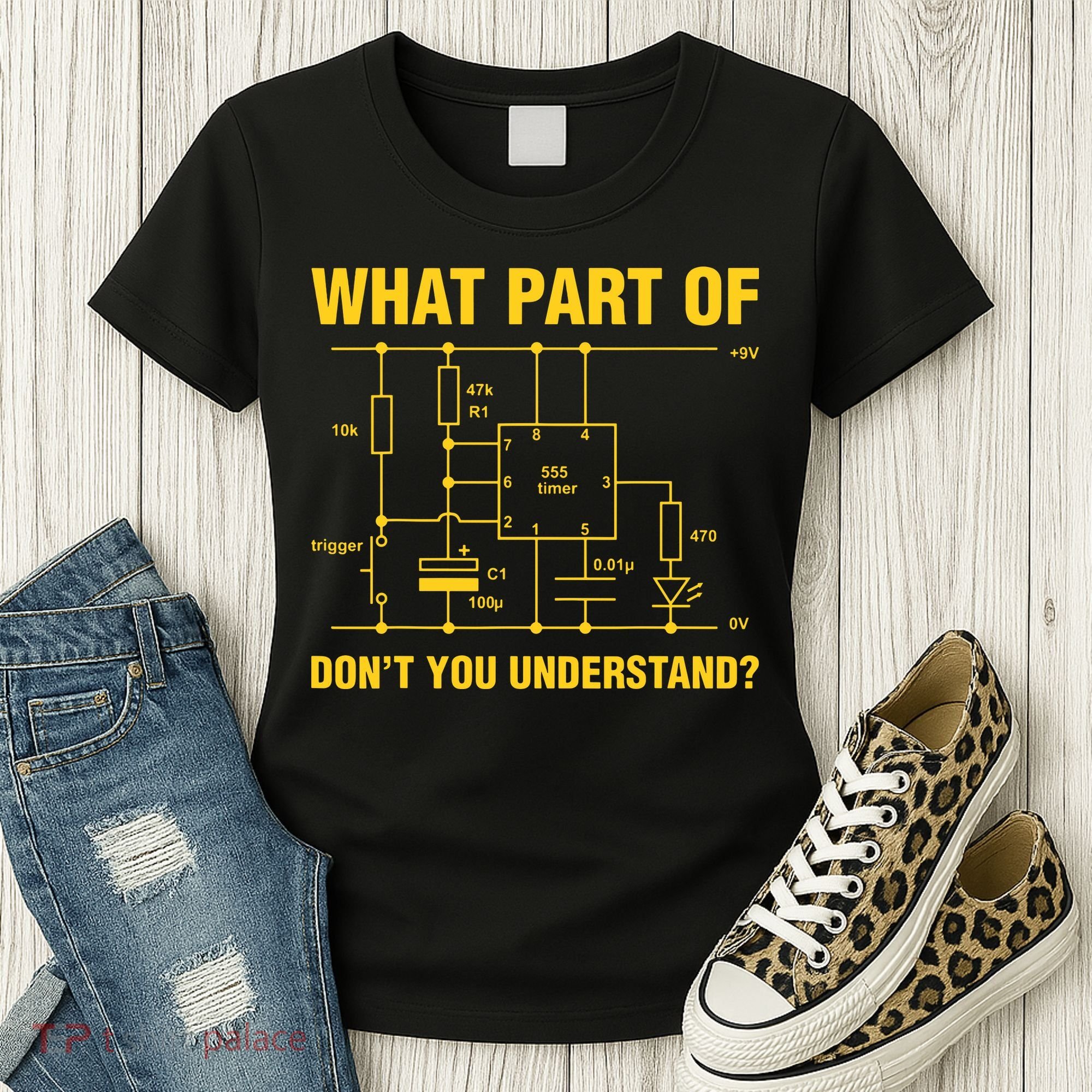 Funny Understand Electrical Electric Electrician Engineer Women's T-Shirt