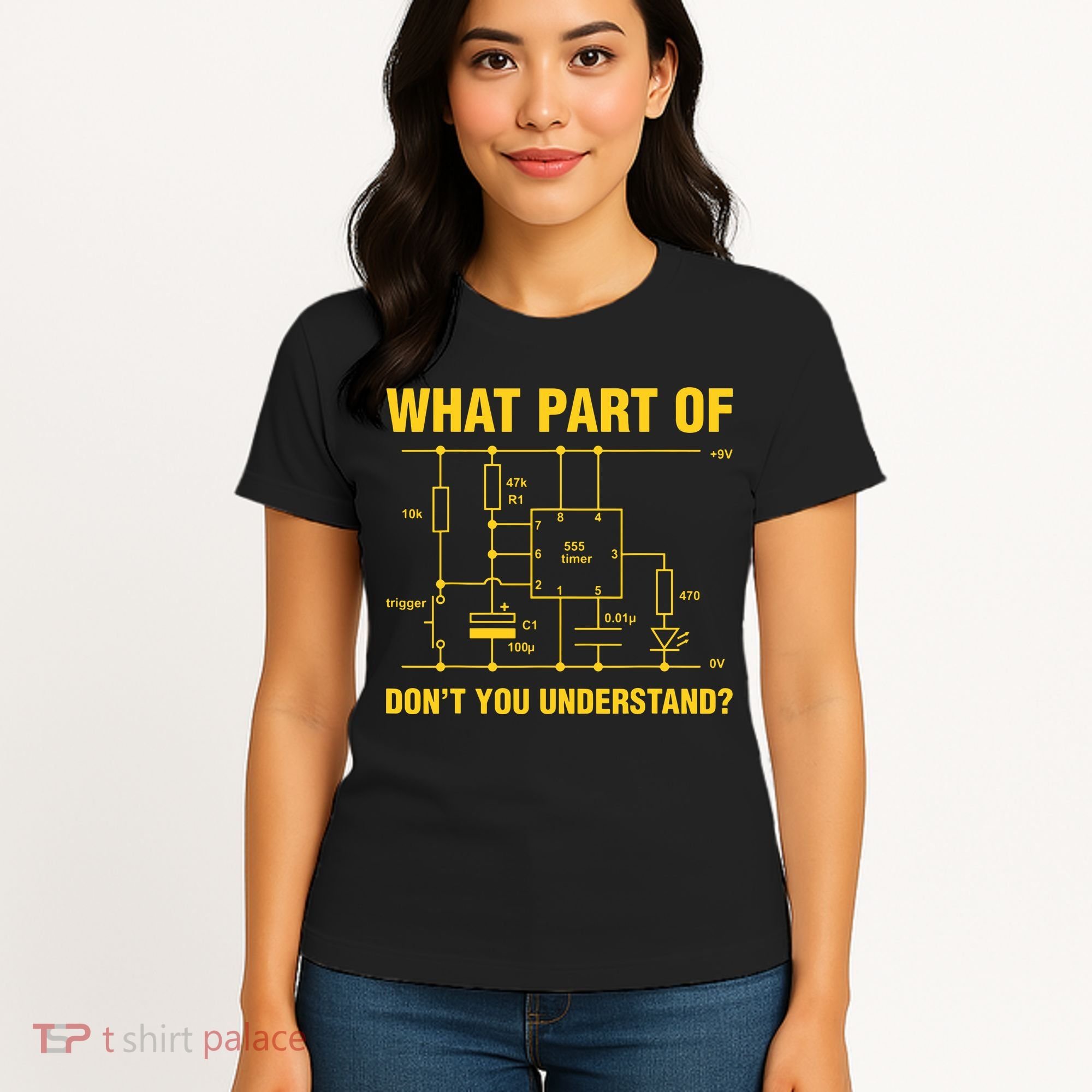 Funny Understand Electrical Electric Electrician Engineer Women's T-Shirt