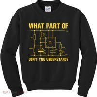 Funny Understand Electrical Electric Electrician Engineer Kids Sweatshirt thumb 0
