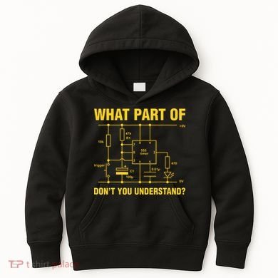 Funny Understand Electrical Electric Electrician Engineer Kids Hoodie