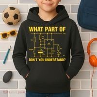 Funny Understand Electrical Electric Electrician Engineer Kids Hoodie thumb 2