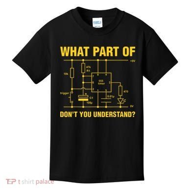 Funny Understand Electrical Electric Electrician Engineer Kids T-Shirt