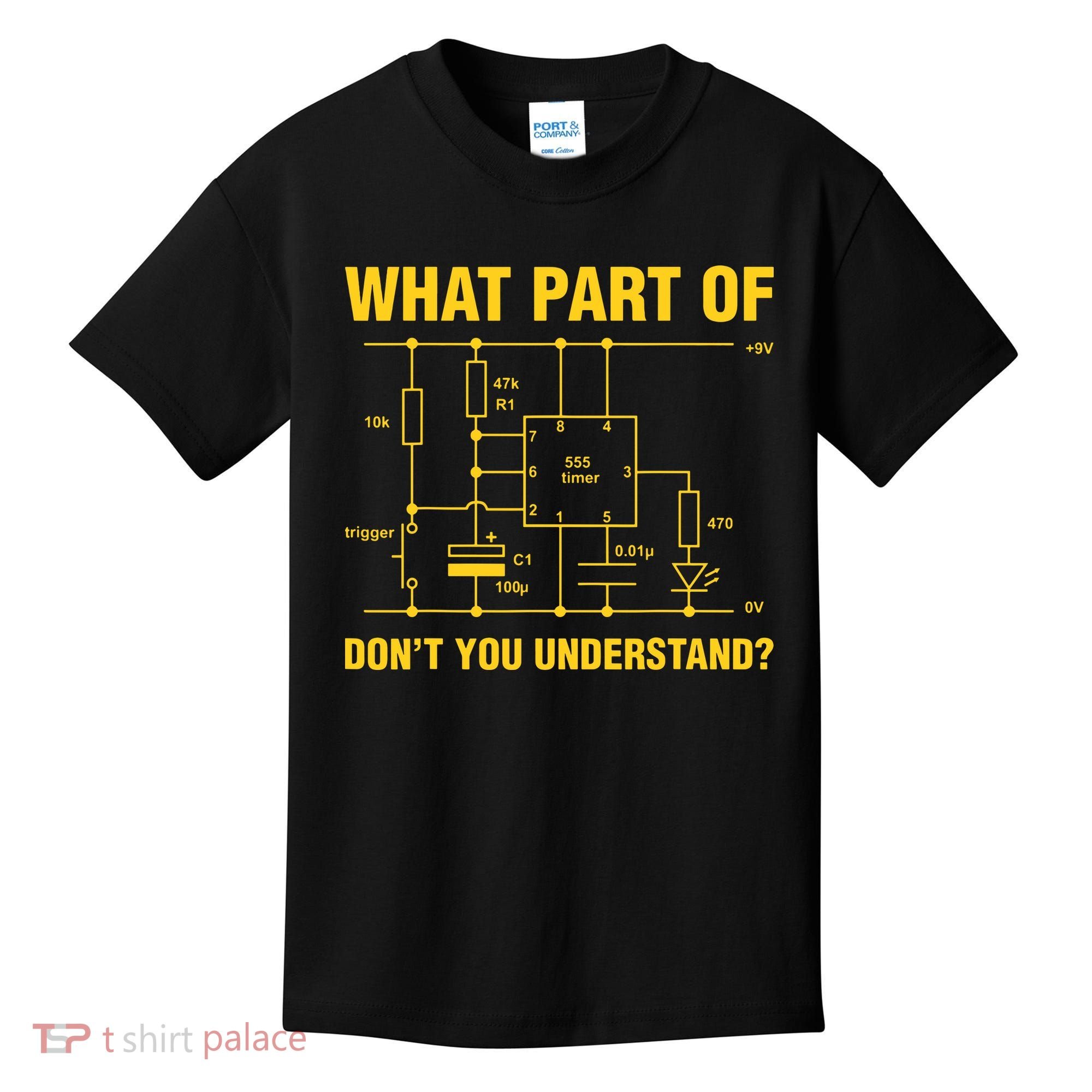 Funny Understand Electrical Electric Electrician Engineer Kids T-Shirt