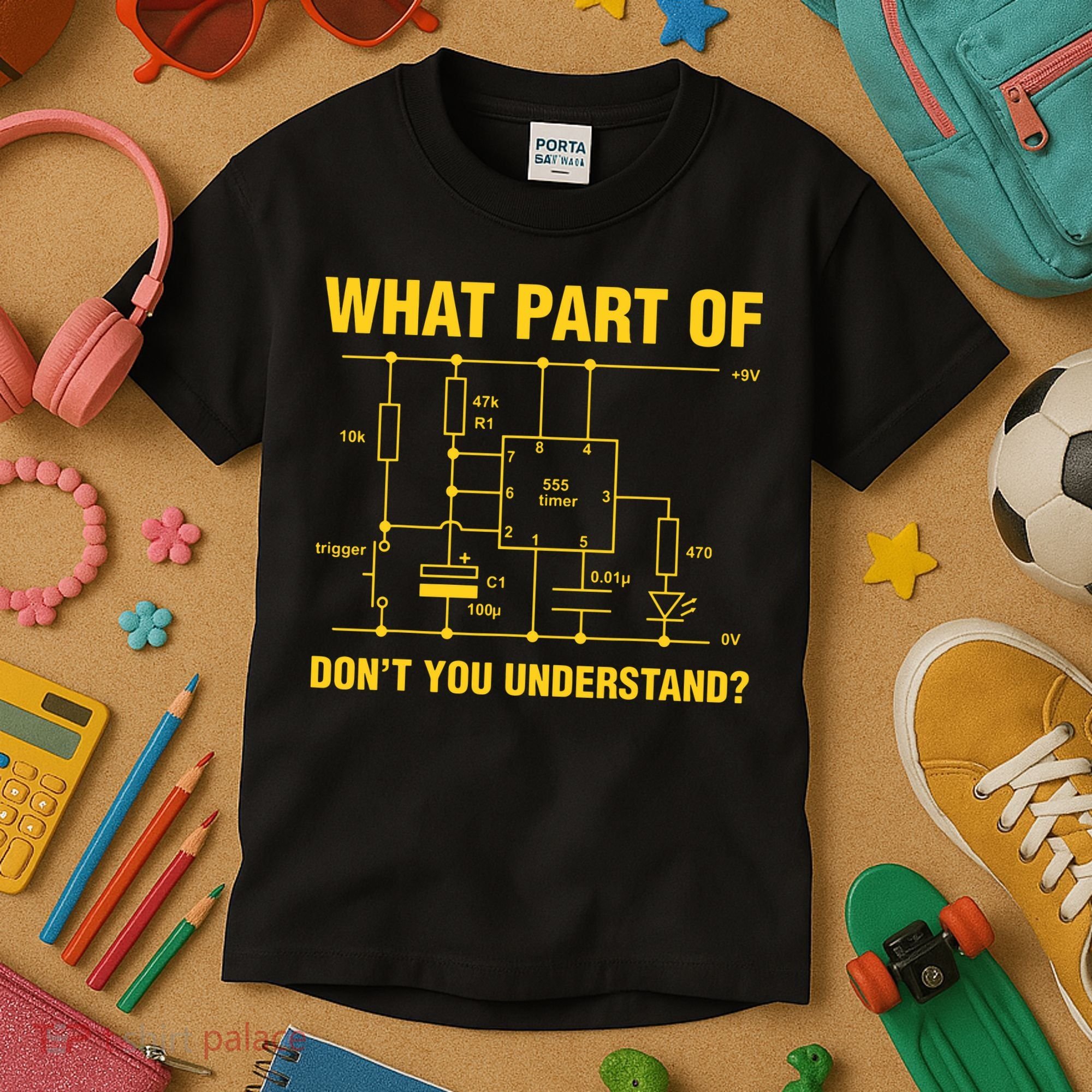 Funny Understand Electrical Electric Electrician Engineer Kids T-Shirt