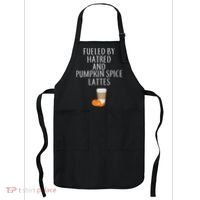 Fueled By Hatred And Pumpkin Spice Lattes Apron thumb 0