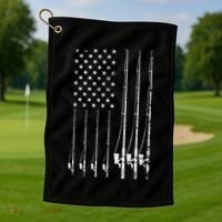 Fishing Usa Golf Towel thumb 1