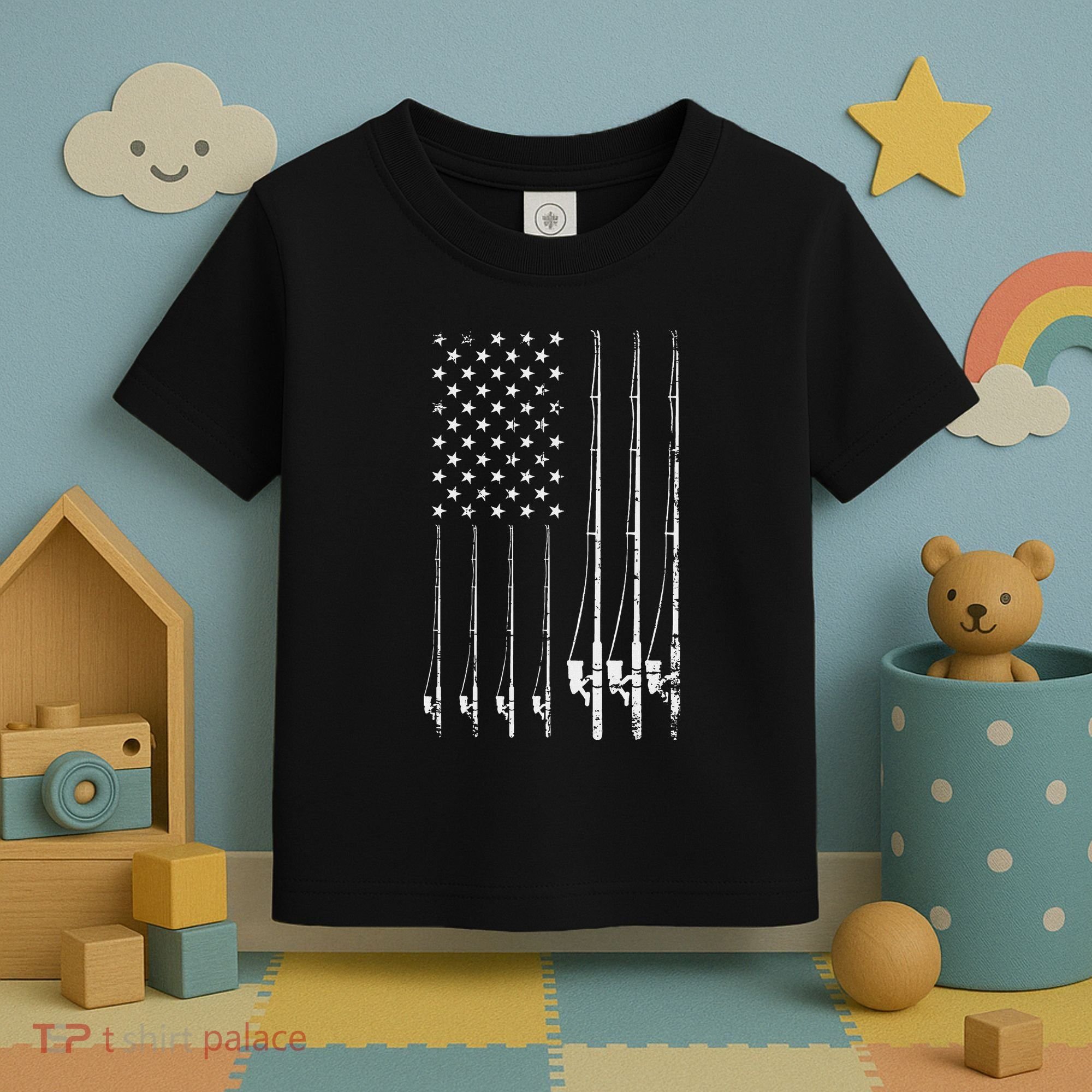 Fishing Usa Toddler T-Shirt