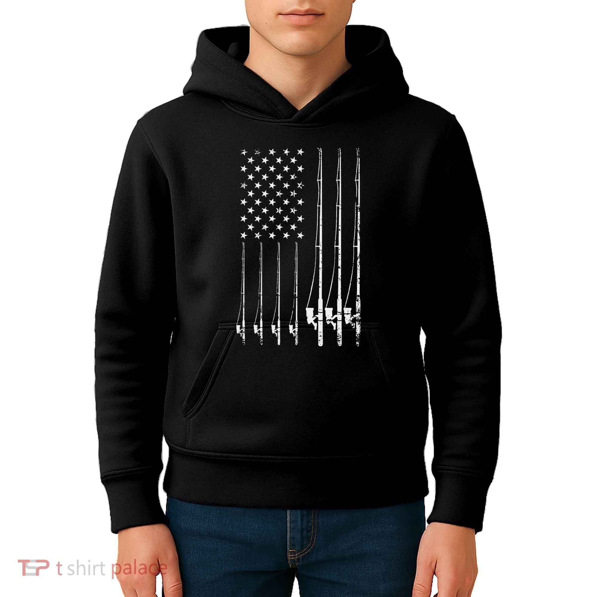 Fishing Usa Kids Hoodie