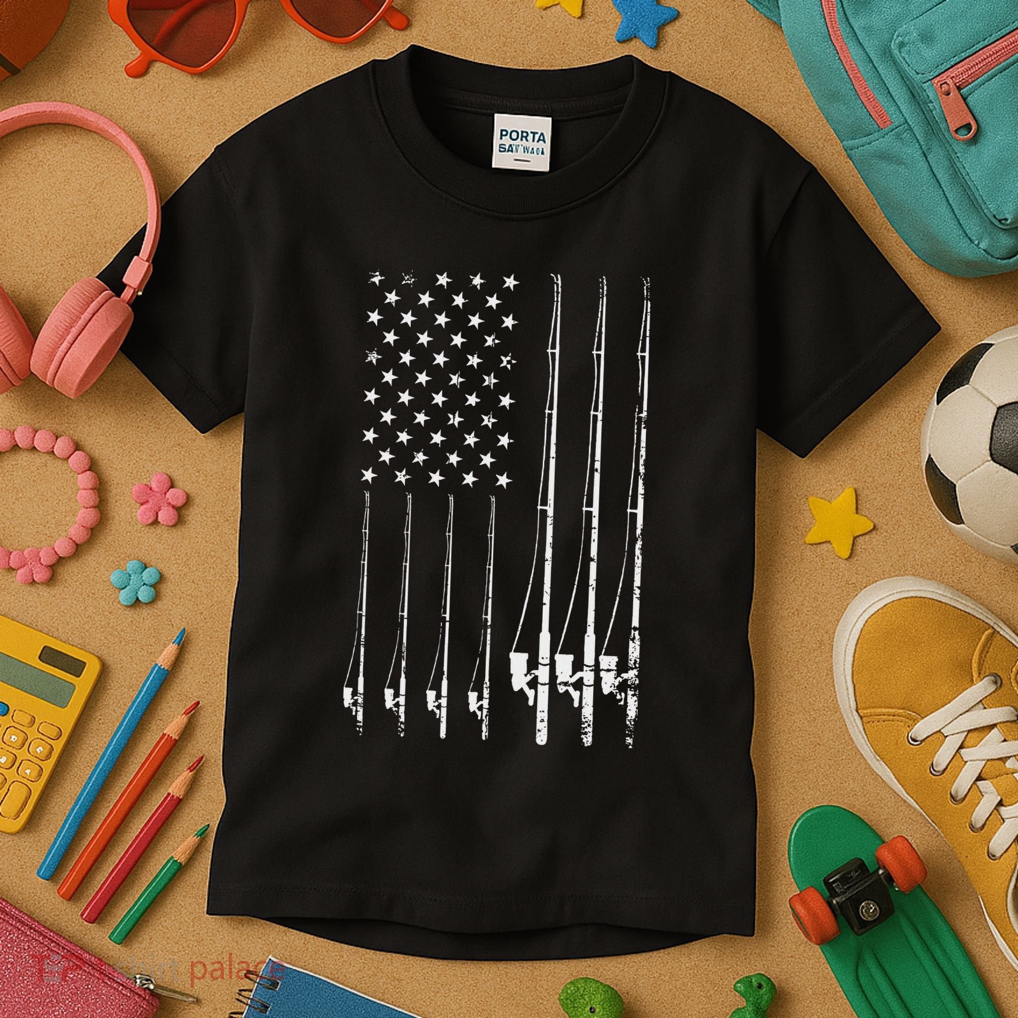 Fishing Usa Kids T-Shirt