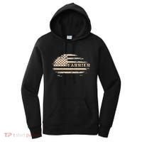 Farrier Usa Flag Patriotic American Farrier Women's Hoodie thumb 0