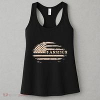 Farrier Usa Flag Patriotic American Farrier Women's Tank Top thumb 3