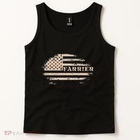 Farrier Usa Flag Patriotic American Farrier Tank Top thumb 2