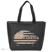 Farrier Usa Flag Patriotic American Farrier Tote Bag thumb 0