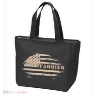Farrier Usa Flag Patriotic American Farrier Tote Bag thumb 3