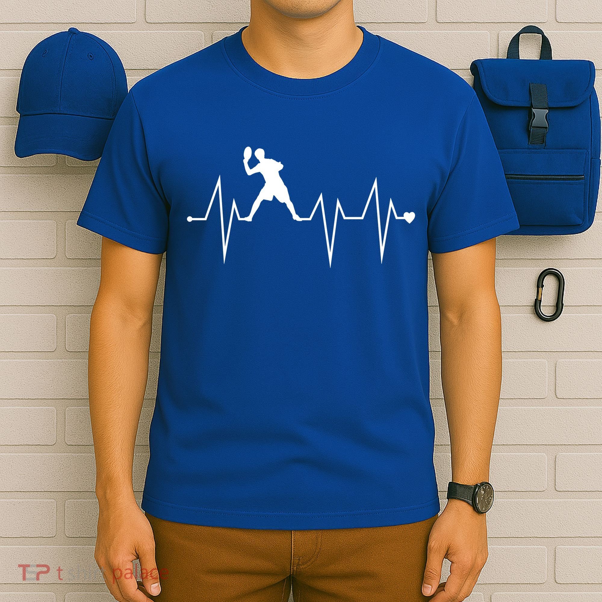 Funny Ultimate Frisbee Player Heartbeat Heart Pulse Rate Ekg Funny Gift T-Shirt