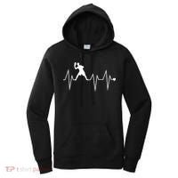 Funny Ultimate Frisbee Player Heartbeat Heart Pulse Rate Ekg Gift Women's Hoodie thumb 0