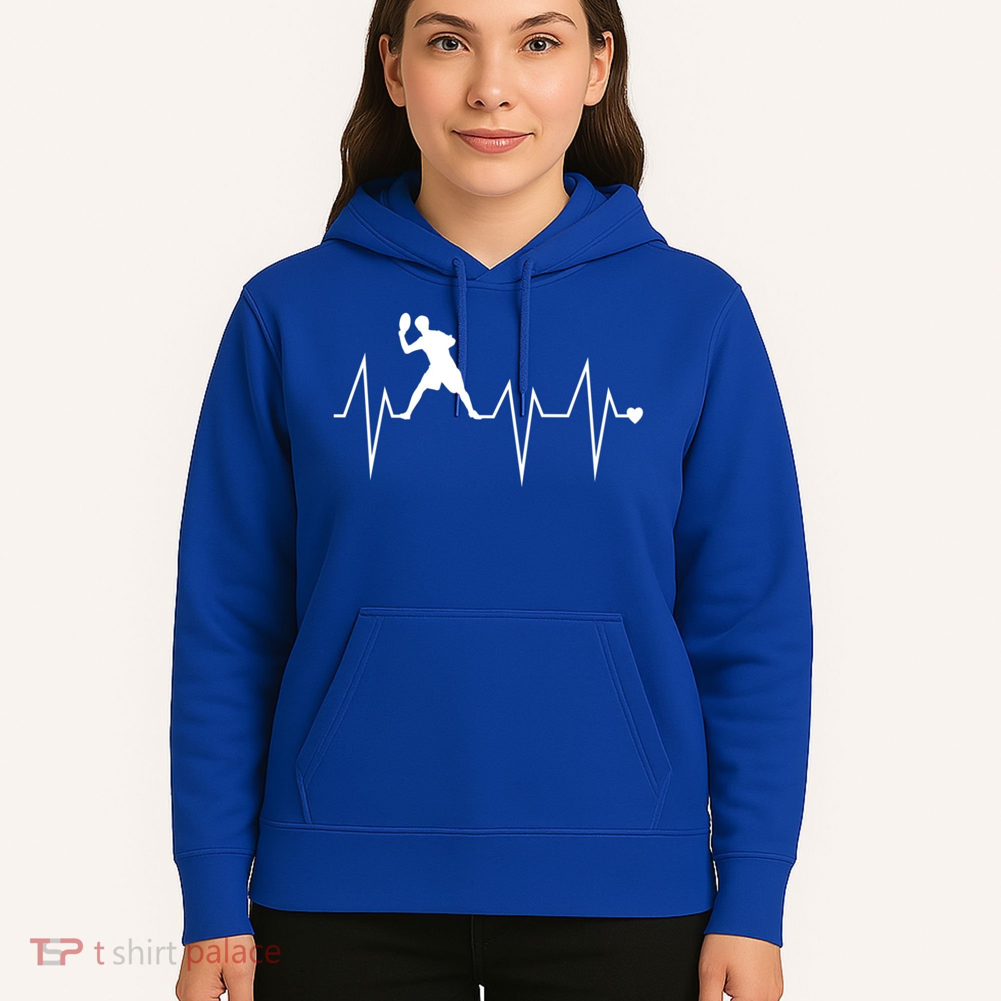 Funny Ultimate Frisbee Player Heartbeat Heart Pulse Rate Ekg Gift Hoodie