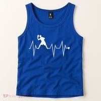 Funny Ultimate Frisbee Player Heartbeat Heart Pulse Rate Ekg Gift Tank Top thumb 2