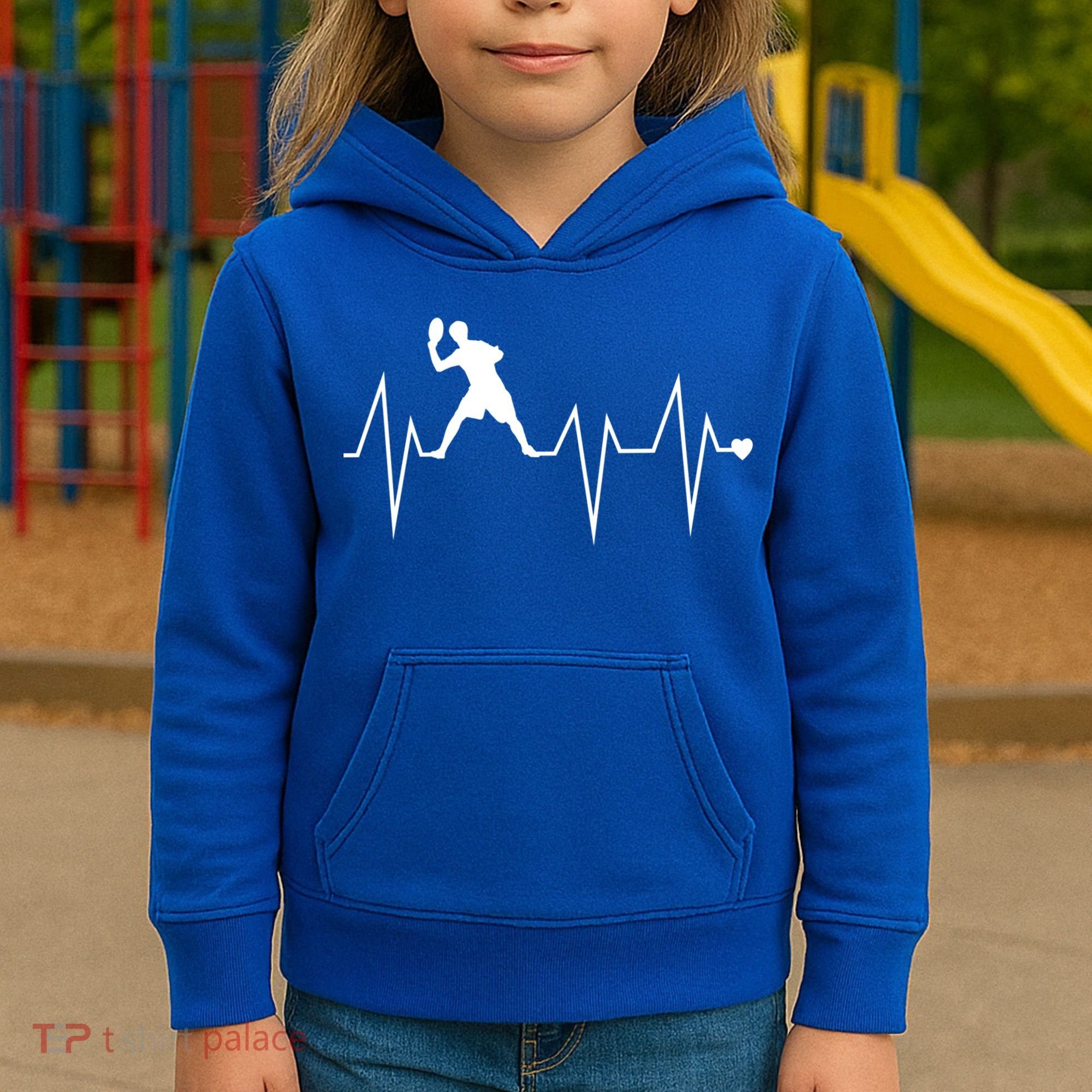 Funny Ultimate Frisbee Player Heartbeat Heart Pulse Rate Ekg Gift Kids Hoodie