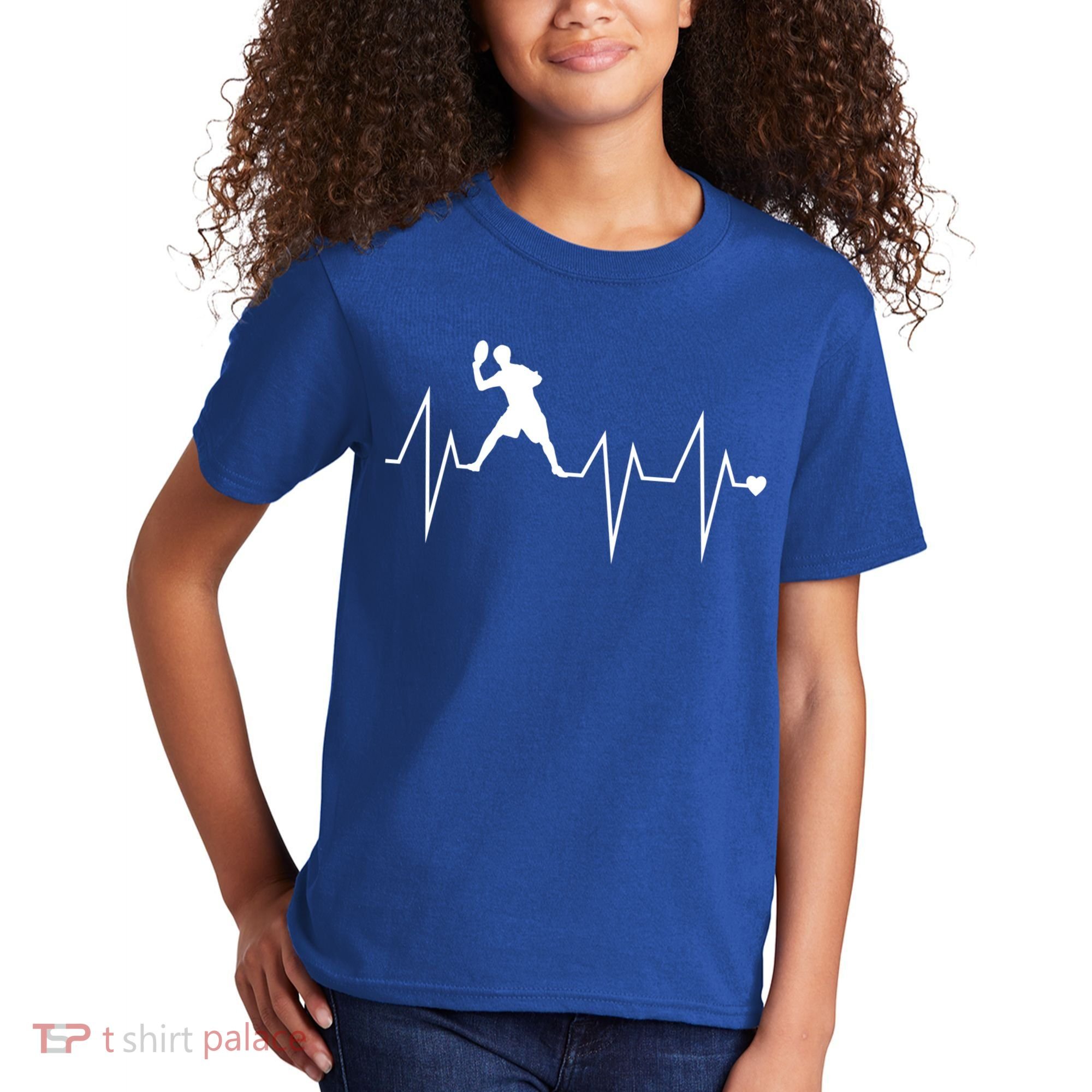 Funny Ultimate Frisbee Player Heartbeat Heart Pulse Rate Ekg Gift Kids T-Shirt