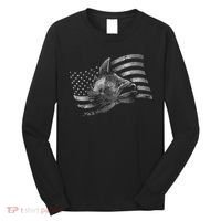 Fishing USA Flag Walleye Long Sleeve Shirt thumb 0