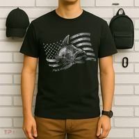 Fishing USA Flag Walleye T-Shirt thumb 6