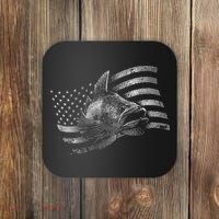 Fishing USA Flag Walleye Coaster thumb 0