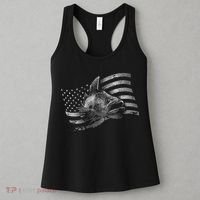 Fishing USA Flag Walleye Women's Tank Top thumb 3