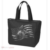 Fishing USA Flag Walleye Tote Bag thumb 3