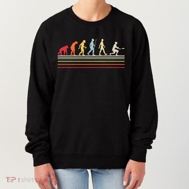 Funny Ultimate Frisbee Player Evolution Women's Sweatshirt