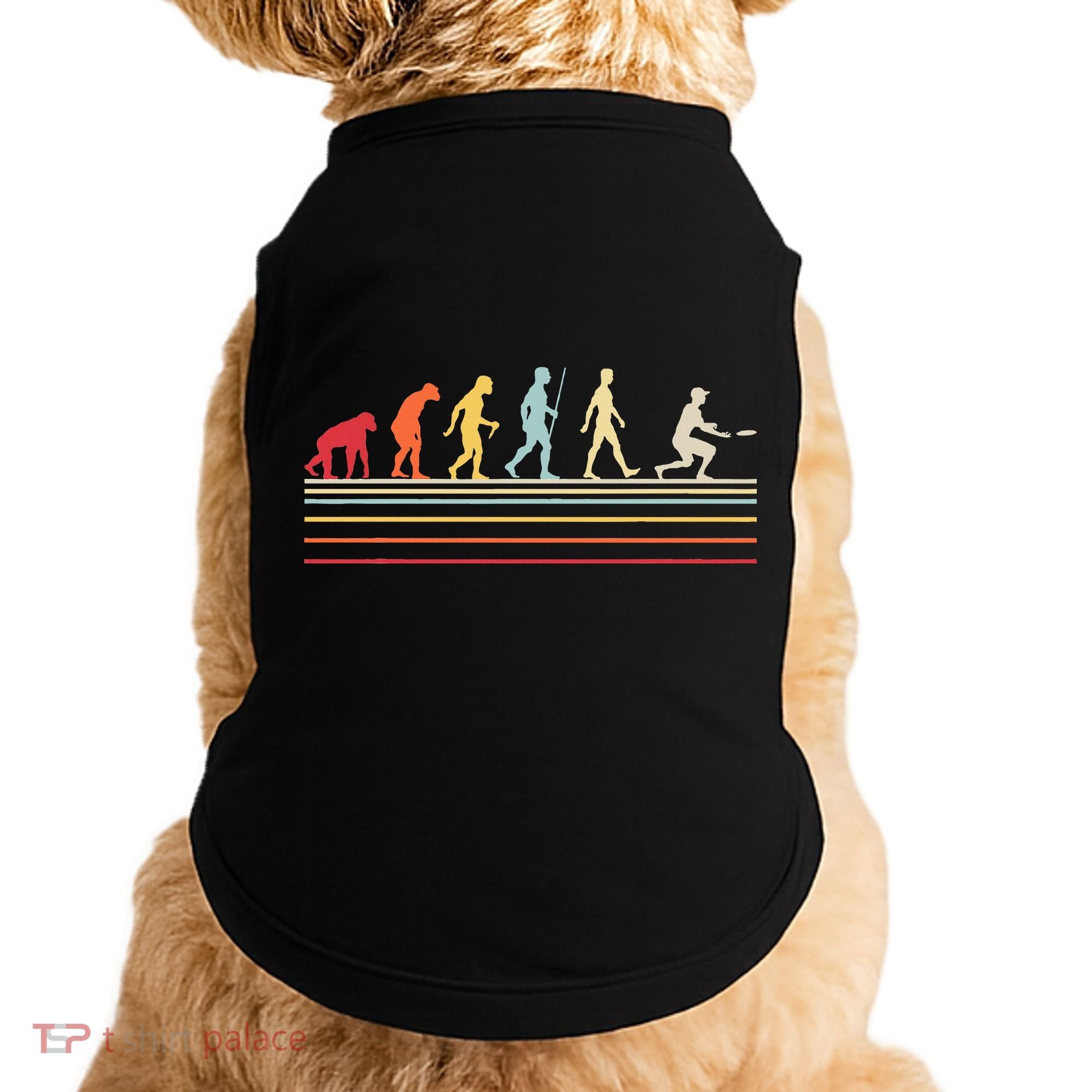 Funny Ultimate Frisbee Player Evolution Doggie Tank