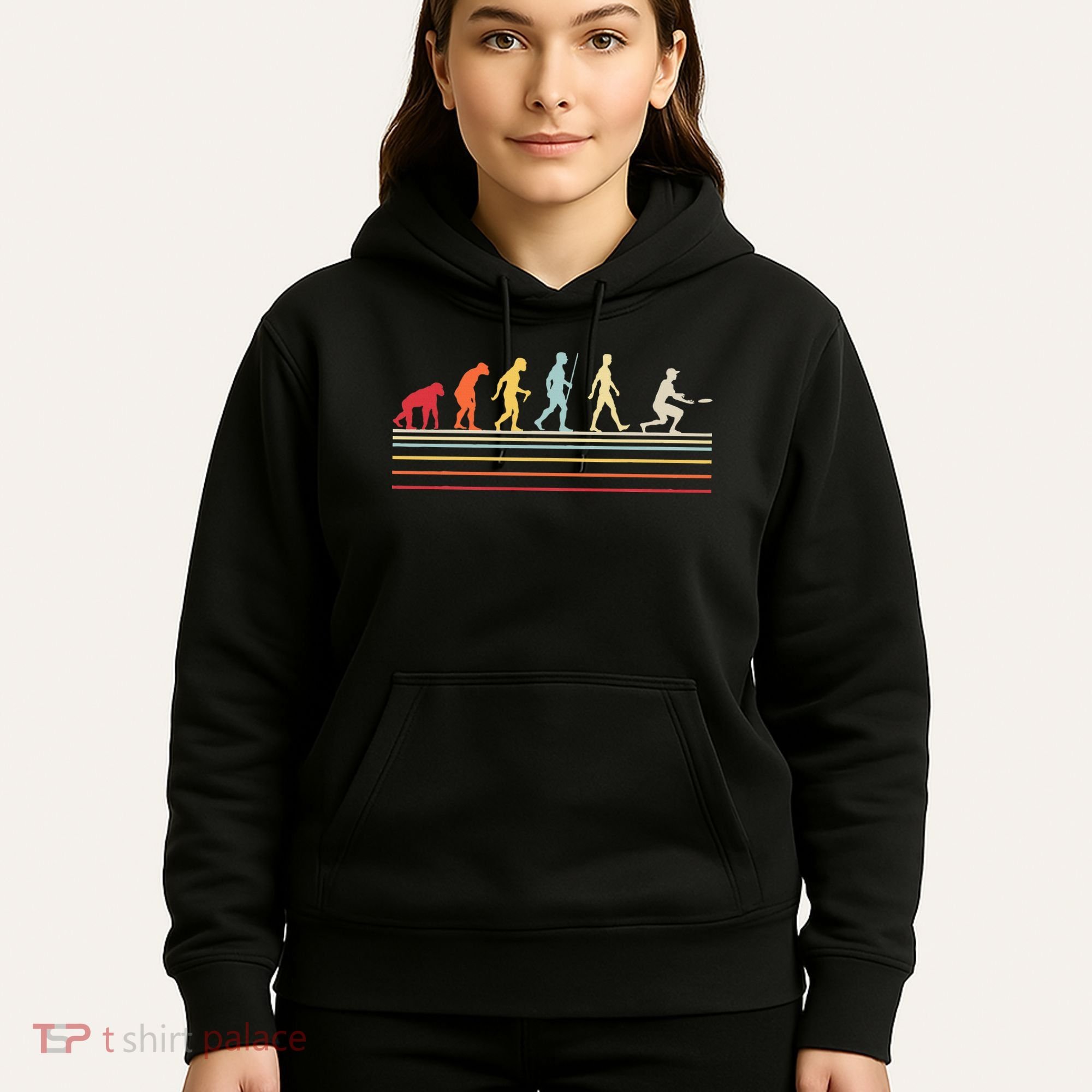 Funny Ultimate Frisbee Player Evolution Hoodie