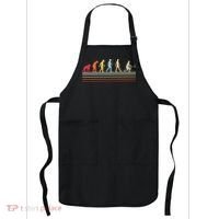 Funny Ultimate Frisbee Player Evolution Apron thumb 0