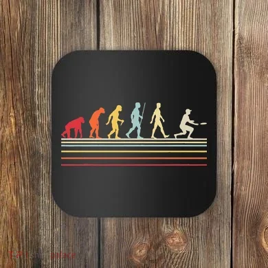 Funny Ultimate Frisbee Player Evolution Coaster
