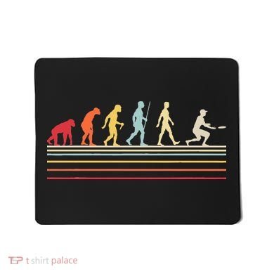 Funny Ultimate Frisbee Player Evolution Mousepad