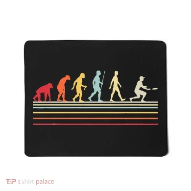 Funny Ultimate Frisbee Player Evolution Mousepad