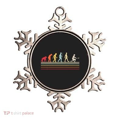 Funny Ultimate Frisbee Player Evolution Ornament