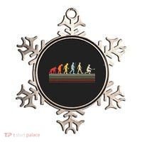 Funny Ultimate Frisbee Player Evolution Ornament thumb 0