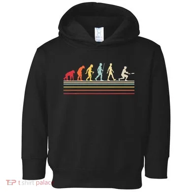 Funny Ultimate Frisbee Player Evolution Toddler Hoodie