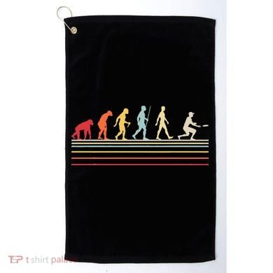 Funny Ultimate Frisbee Player Evolution Golf Towel