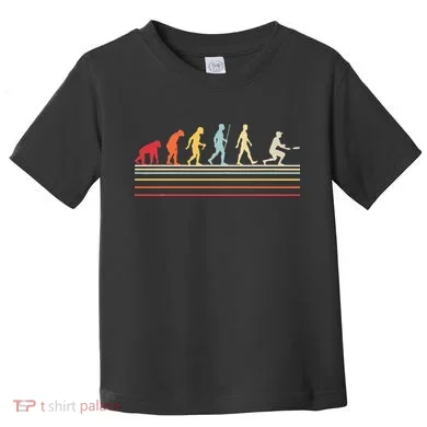 Funny Ultimate Frisbee Player Evolution Toddler T-Shirt