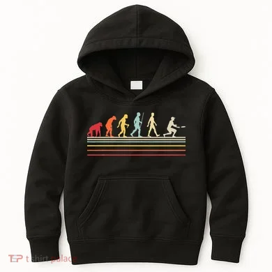Funny Ultimate Frisbee Player Evolution Kids Hoodie