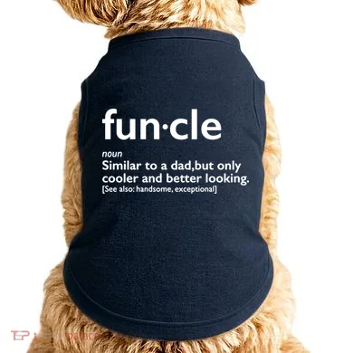 Funcle Uncle Funny Doggie Tank