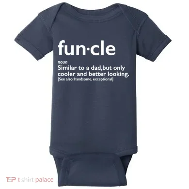 Funcle Uncle Funny Baby Bodysuit