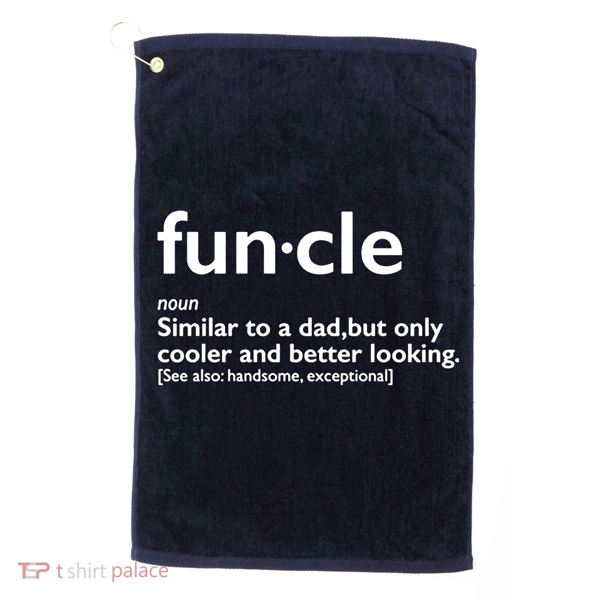 Funcle Uncle Funny Golf Towel