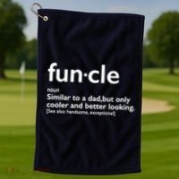 Funcle Uncle Funny Golf Towel thumb 1